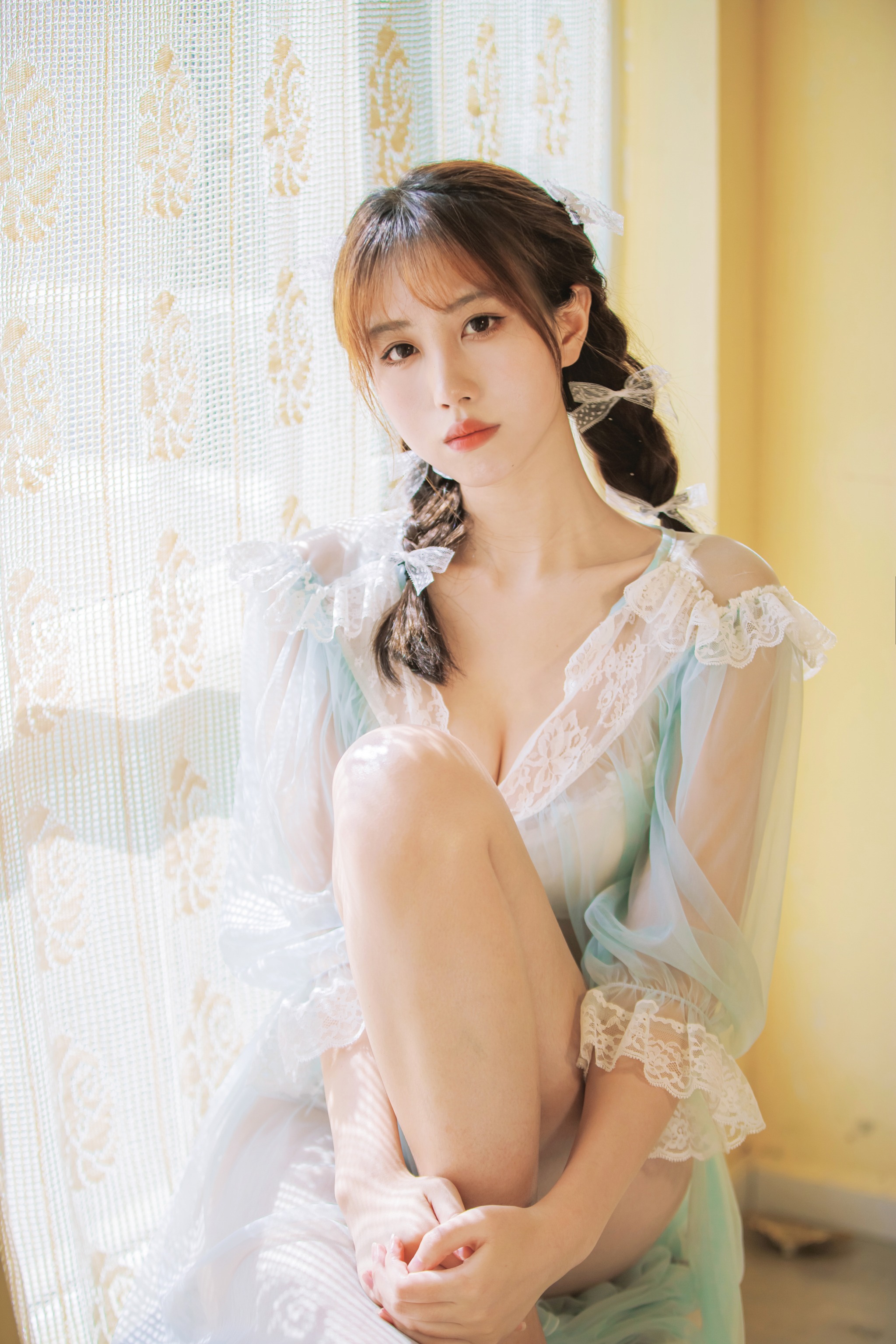 图片[1]-念雪ww – NO.022 蓝纱衣 [40P]-XikXak